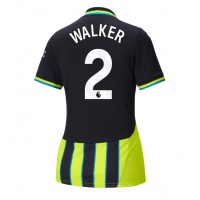 Dámy Fotbalový dres Manchester City Kyle Walker #2 2024-25 Venkovní Krátký Rukáv